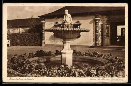 AK Brandenburg /Havel, Fritze-Bollmann-Denkmal