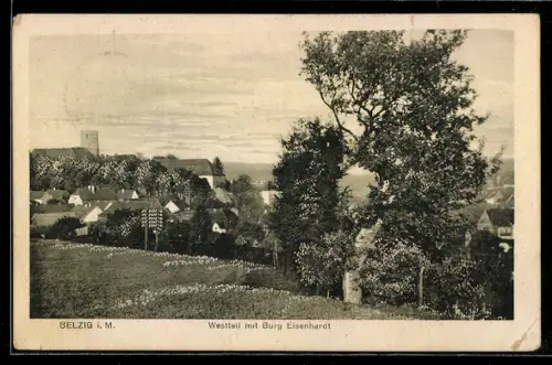 AK Belzig i. M., Westteil mit Burg Eisenhardt