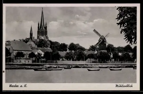 AK Werder a. H., Mühlenblick