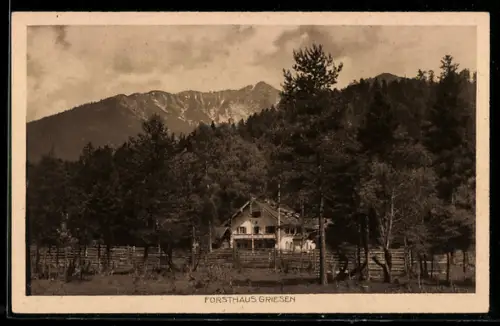 AK Garmisch, Försterhaus Griesen