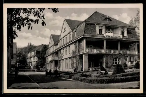 AK Bad Gottleuba, Sanatorium des SVA Sachsen, Haus M3 und 4/5