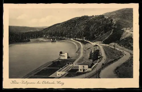 AK Osterode /Harz, Ansicht der Löse-Talsperre