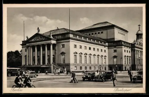 AK Berlin, Blick zur Staatsoper