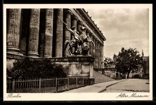 AK Berlin, Partie am Alten Museum