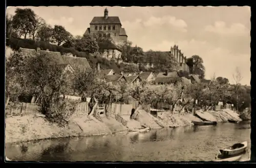AK Havelberg, Dom und Stadtgraben