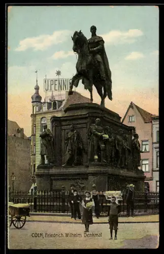 AK Köln, Friedrich Wilhelm-Denkmal, Heumarkt