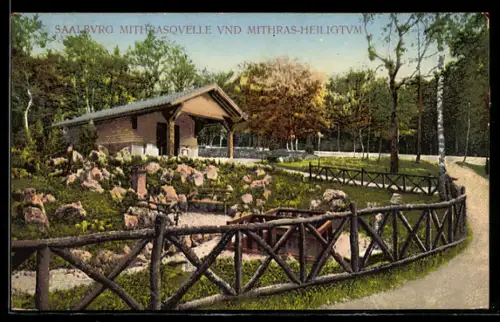 AK Saalburg, Mithrasquelle und Mithras-Heiligtum