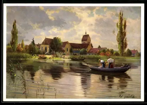 AK Insel Reichenau /Bodensee, Münster auf der Insel Reichenau