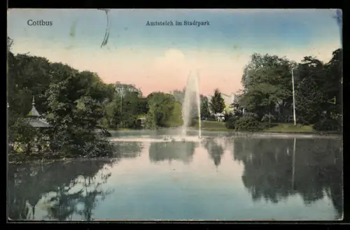 AK Cottbus, Amtsteich im Stadtpark
