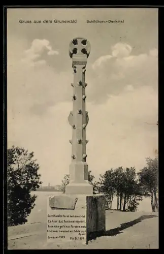 AK Grunewald, Schildhorn-Denkmal