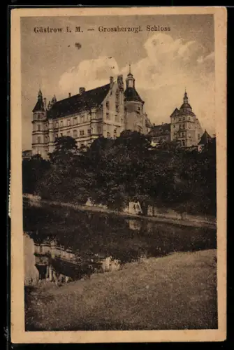 AK Güstrow i. M., Grossherzogl. Schloss