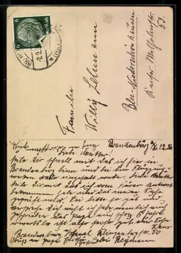 AK Brandenburg /Havel, Rathaus mit Roland