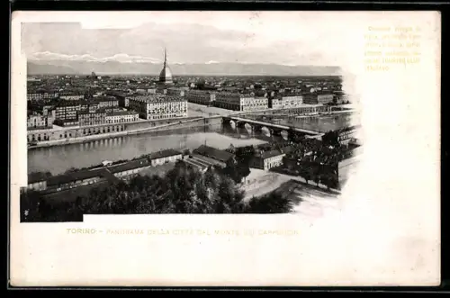 AK Torino, Panorama della città dal Monte dei Cappuccini