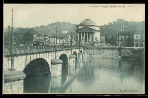 AK Torino, Gran Madre di Dio e ponte sul fiume Po