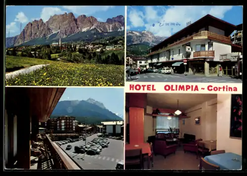 AK Cortina, Hotel Olimpia con vista sulle montagne e interni accoglienti