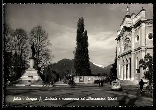 AK Schio, Tempio S. Antonio e monumento ad Alessandro Rossi