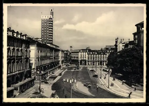 AK Torino, Piazza Castello e Torre Littoria