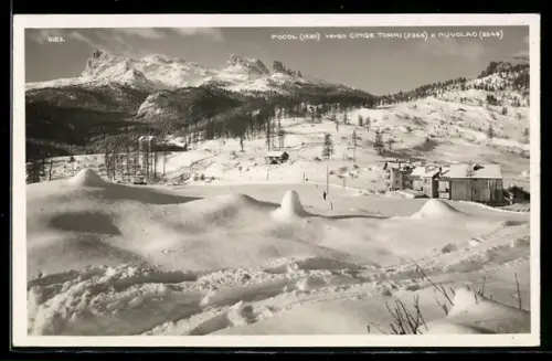 AK Pocol, Pocol verso Cinque Torri e Nuvolao innevati