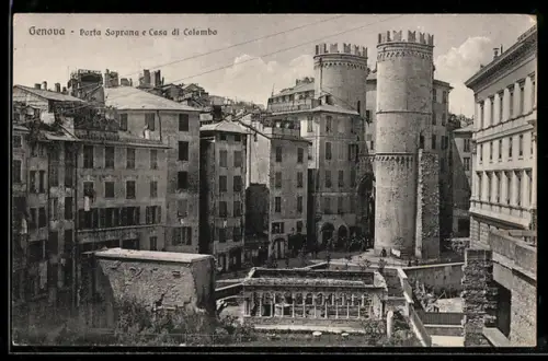 AK Genova, Porta Soprana e Casa di Colombo