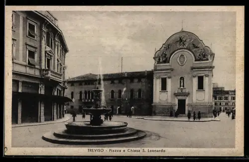 AK Treviso, Piazza e Chiesa S. Leonardo