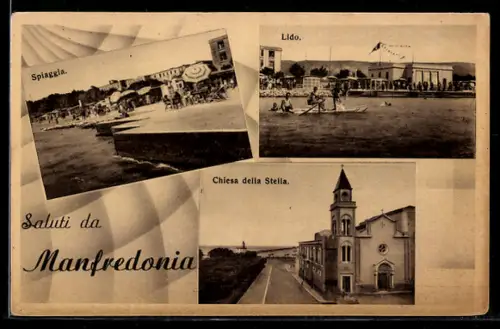 AK Manfredonia, Spiaggia, Lido e Chiesa della Stella