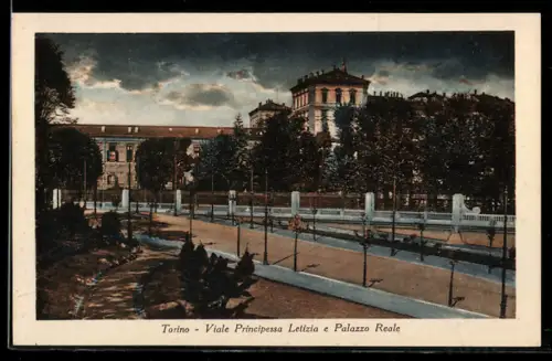 AK Torino, Viale Principessa Letizia e Palazzo Reale