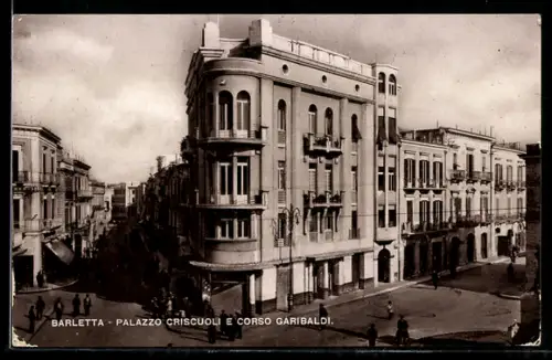 AK Barletta, Palazzo Criscuoli e Corso Garibaldi