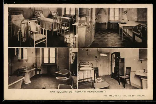 AK Torino, Ospedale Maggiore di San Giovanni Battista, Particolari dei reparti pensionanti