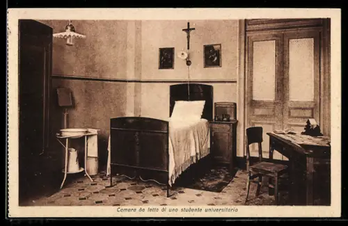 AK Torino, Collegio S. Giuseppe, Camera da letto di uno studente universitario