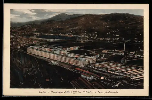 AK Torino, Panorama delle Officine Fiat, Sez. Automobili