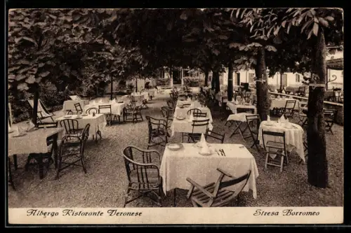 AK Stresa, Borromeo, Albergo Ristorante Veronese sotto gli alberi
