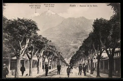 AK Aoste, Avenue de la Gare