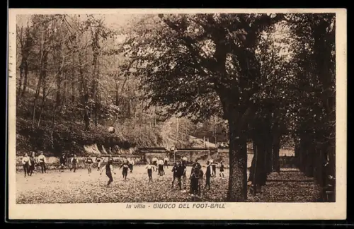 AK Torino, Collegio S. Giuseppe, In villa, Giuoco del foot-ball