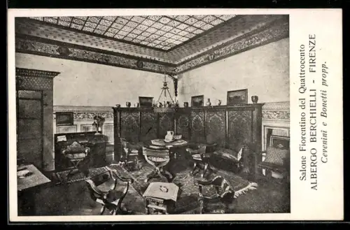 AK Firenze, Albergo Berchielli, Salone Fiorentino del Quattrocento