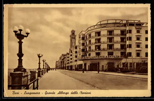 AK Bari, Lungomare, Grande Albergo delle Nazioni
