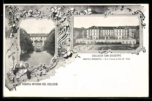 AK Torino, Veduta interna del Collegio San Giuseppe