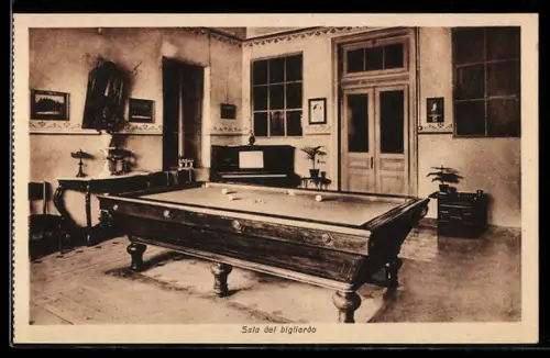 AK Torino, Sala del bigliardo nel Collegio S. Giuseppe