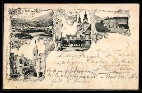 AK Brixen, Panorami della città e della chiesa