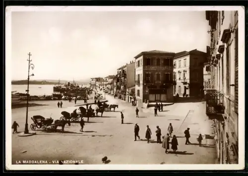 AK La Maddalena, Via Nazionale