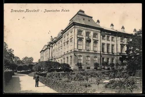AK Dresden-Neustadt, Ansicht des Japanischen Palais
