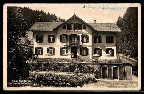 AK Schönmünzach, Hotel Haus Waldfrieden