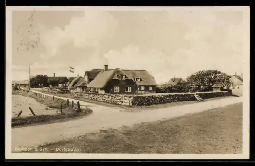 AK Kampen / Sylt, Dorfstrasse