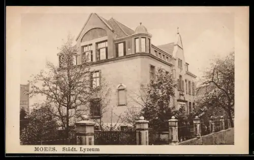 AK Moers, Städtisches Lyzeum