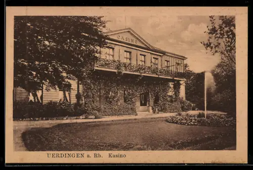 AK Uerdingen a. Rh., Kasino