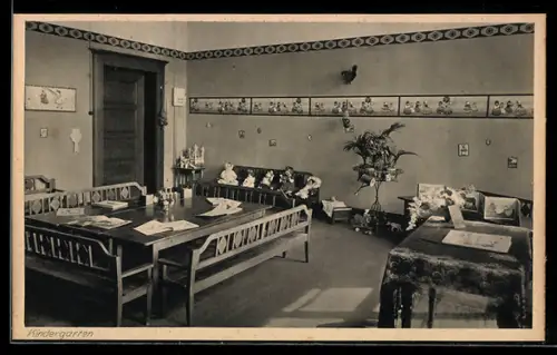 AK Bingen a. Rhein, Institut St. Maria der Engl. Fräulein, Kindergarten