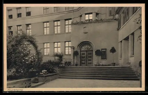 AK Bingen am Rhein, Institut St. Mariä der Engl. Fräulein, Haupteingang
