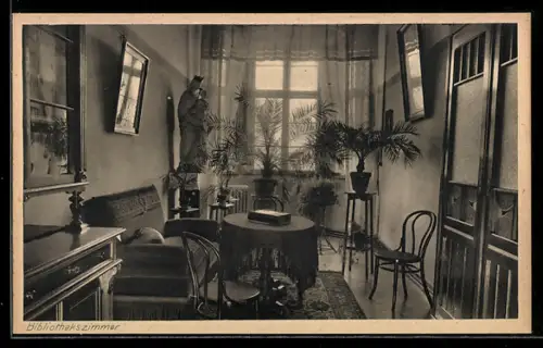 AK Bingen am Rhein, Institut St. Mariä der Engl. Fräulein, Bibliothekszimmer