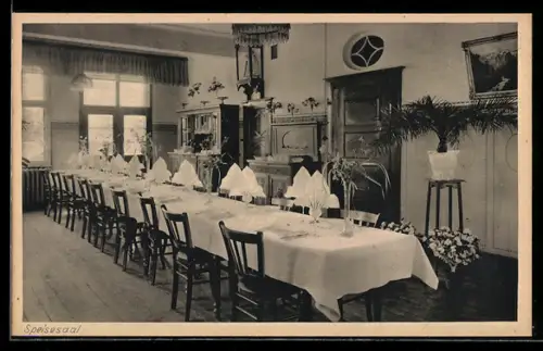 AK Bingen am Rhein, Institut St. Maria der Engl. Fräulein, Speisesaal