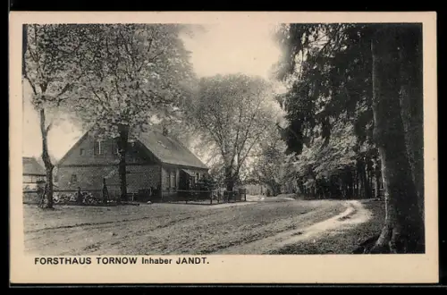 AK Neuruppin, Gasthof Forsthaus Tornow