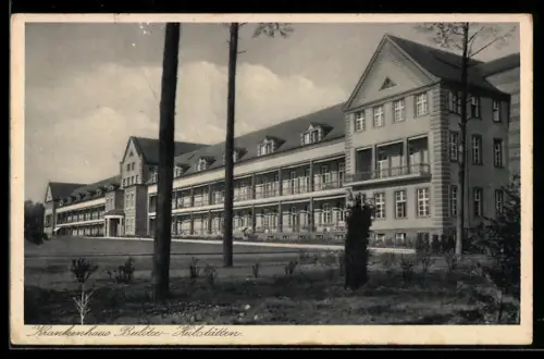 AK Beelitz-Heilstätten, Blick auf das Krankenhaus